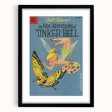 Vintage Comics Wall Art – Tinker Bell Retro Fairy Tale Poster
