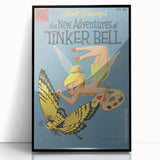 Vintage Comics Wall Art – Tinker Bell Retro Fairy Tale Poster