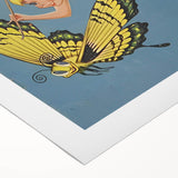 Vintage Comics Wall Art – Tinker Bell Retro Fairy Tale Poster