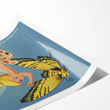 Vintage Comics Wall Art – Tinker Bell Retro Fairy Tale Poster