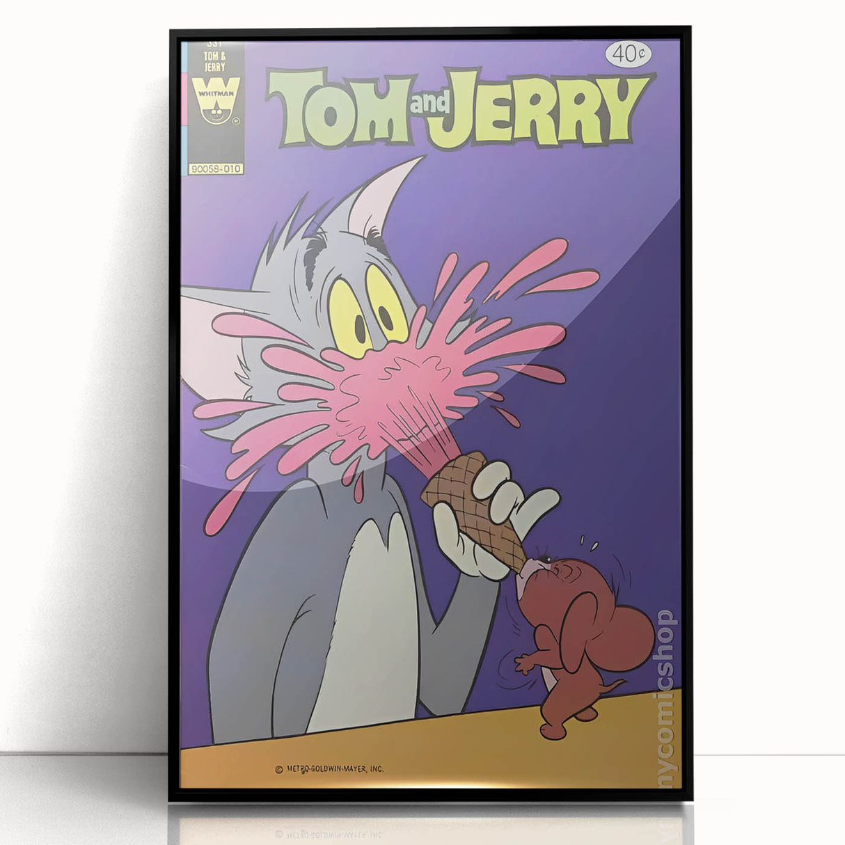 Vintage Comics Wall Art – Tom and Jerry Retro Cartoon Poster