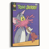 Vintage Comics Wall Art – Tom and Jerry Retro Cartoon Poster