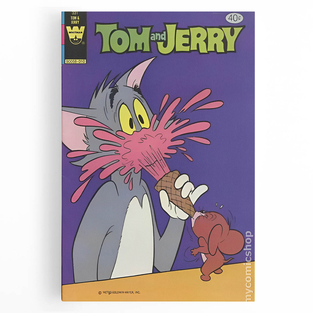 Vintage Comics Wall Art – Tom and Jerry Retro Cartoon Poster