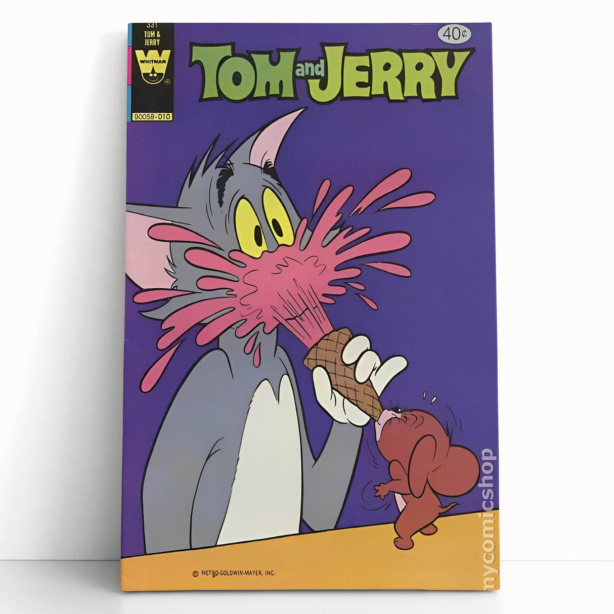 Vintage Comics Wall Art – Tom and Jerry Retro Cartoon Poster