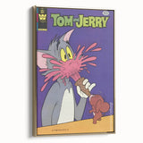 Vintage Comics Wall Art – Tom and Jerry Retro Cartoon Poster
