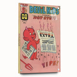 Vintage Comics Wall Art – Hot Stuff Devil Kids Retro Poster