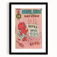 Vintage Comics Wall Art – Hot Stuff Devil Kids Retro Poster