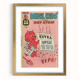 Vintage Comics Wall Art – Hot Stuff Devil Kids Retro Poster