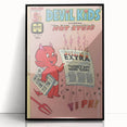 Vintage Comics Wall Art – Hot Stuff Devil Kids Retro Poster