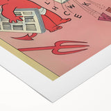 Vintage Comics Wall Art – Hot Stuff Devil Kids Retro Poster