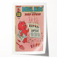 Vintage Comics Wall Art – Hot Stuff Devil Kids Retro Poster