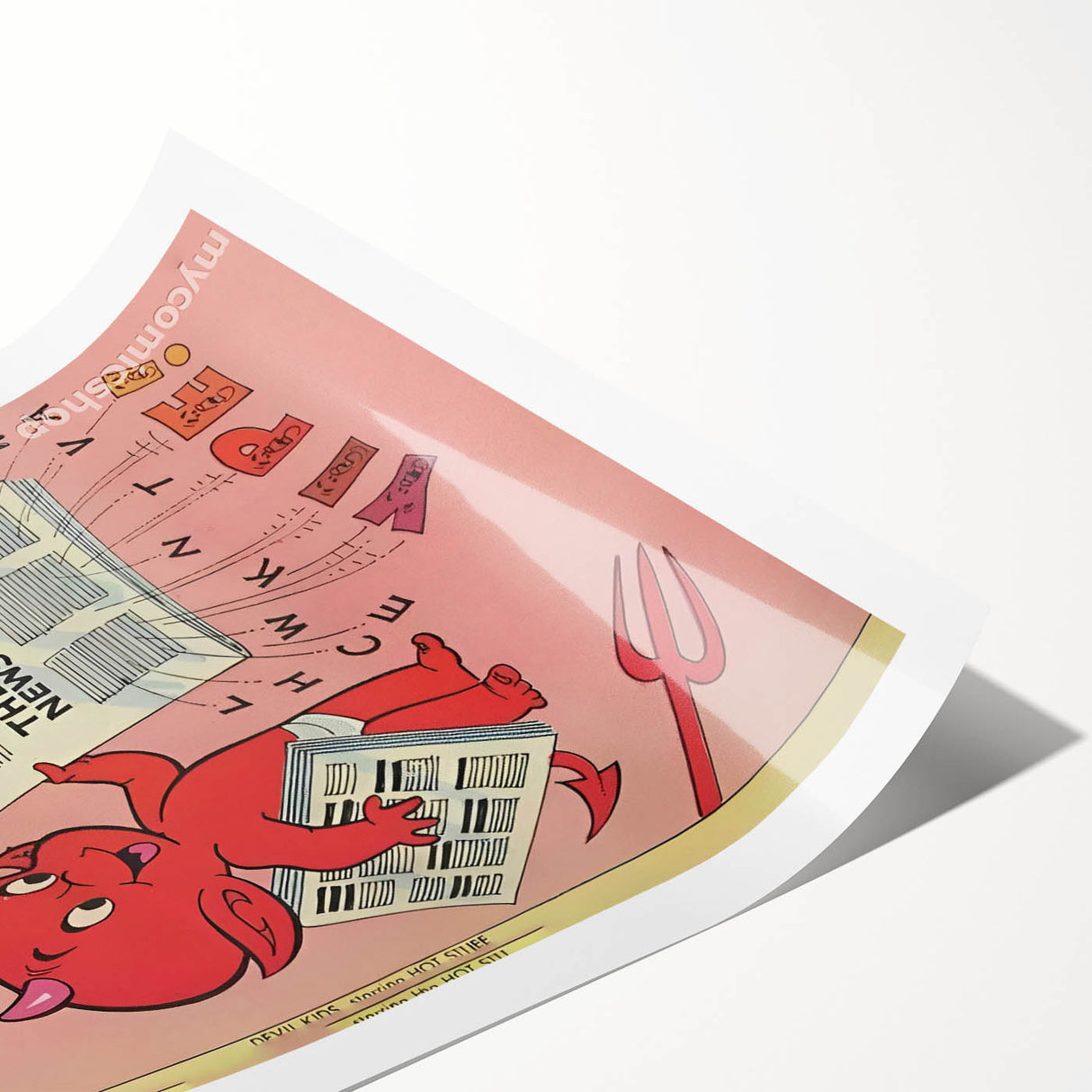 Vintage Comics Wall Art – Hot Stuff Devil Kids Retro Poster