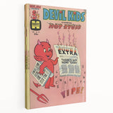 Vintage Comics Wall Art – Hot Stuff Devil Kids Retro Poster
