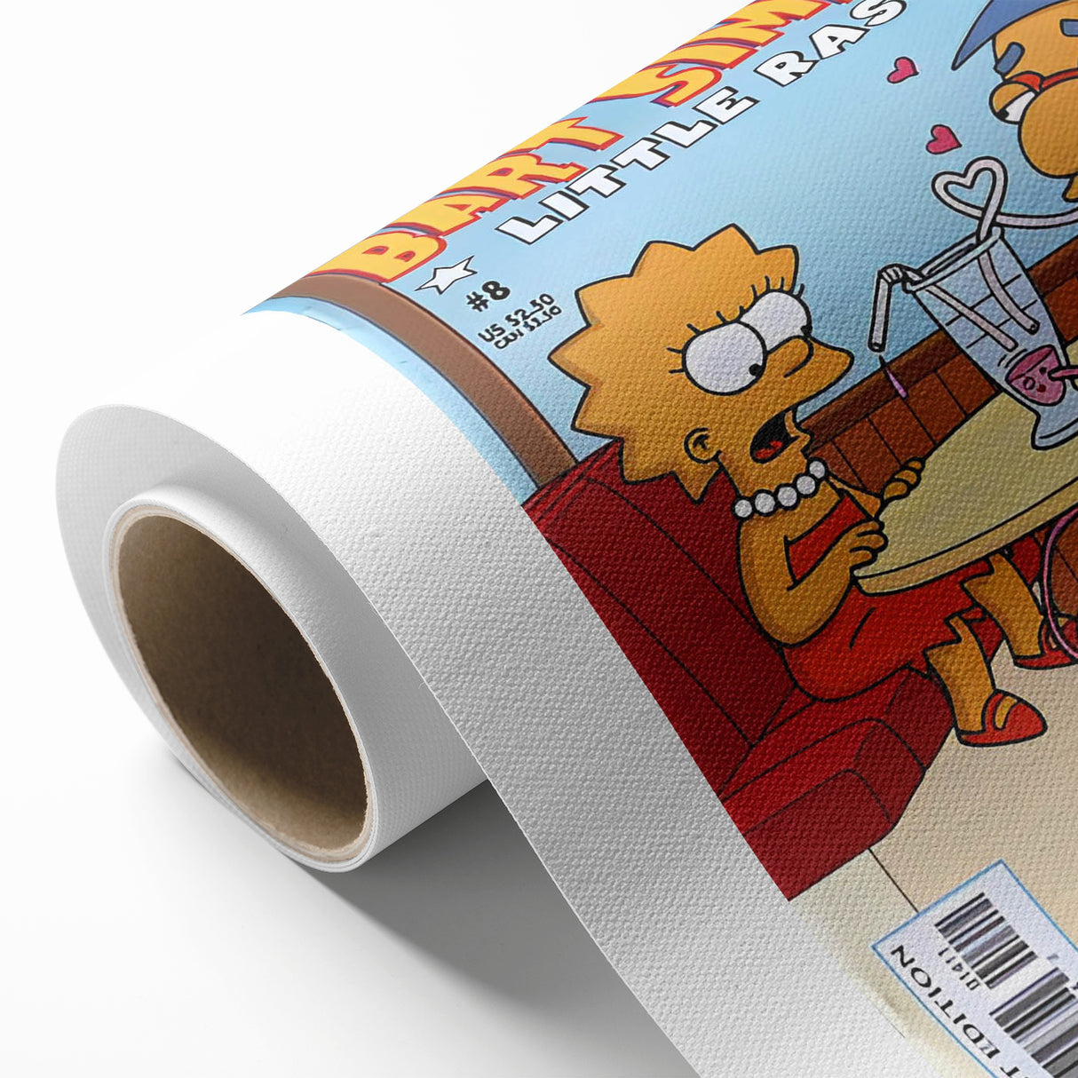 Vintage Comics Wall Art – Bart Simpson Retro Cartoon Poster