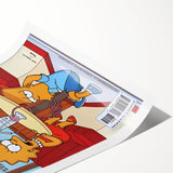 Vintage Comics Wall Art – Bart Simpson Retro Cartoon Poster