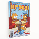 Vintage Comics Wall Art – Bart Simpson Retro Cartoon Poster