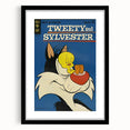 Vintage Comics Wall Art – Tweety and Sylvester Retro Poster