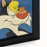 Vintage Comics Wall Art – Tweety and Sylvester Retro Poster
