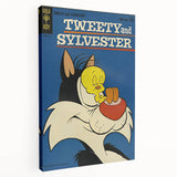 Vintage Comics Wall Art – Tweety and Sylvester Retro Poster