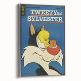 Vintage Comics Wall Art – Tweety and Sylvester Retro Poster