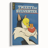 Vintage Comics Wall Art – Tweety and Sylvester Retro Poster