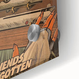 Vintage Comics Wall Art – Star Wars Clone Wars Retro Poster