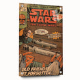 Vintage Comics Wall Art – Star Wars Clone Wars Retro Poster