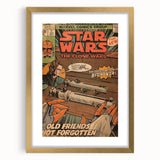 Vintage Comics Wall Art – Star Wars Clone Wars Retro Poster
