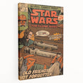 Vintage Comics Wall Art – Star Wars Clone Wars Retro Poster