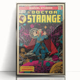 Vintage Comics Wall Art – Doctor Strange Retro Superhero Poster