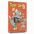 Vintage Comics Wall Art – Tom and Jerry Retro Cartoon Poster