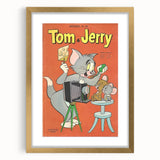 Vintage Comics Wall Art – Tom and Jerry Retro Cartoon Poster