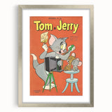 Vintage Comics Wall Art – Tom and Jerry Retro Cartoon Poster