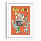 Vintage Comics Wall Art – Tom and Jerry Retro Cartoon Poster