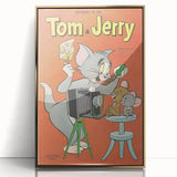 Vintage Comics Wall Art – Tom and Jerry Retro Cartoon Poster