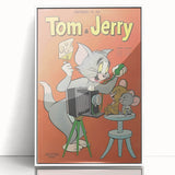 Vintage Comics Wall Art – Tom and Jerry Retro Cartoon Poster