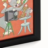 Vintage Comics Wall Art – Tom and Jerry Retro Cartoon Poster