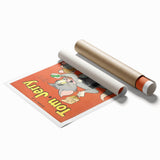 Vintage Comics Wall Art – Tom and Jerry Retro Cartoon Poster