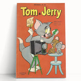 Vintage Comics Wall Art – Tom and Jerry Retro Cartoon Poster