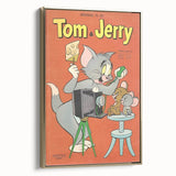 Vintage Comics Wall Art – Tom and Jerry Retro Cartoon Poster