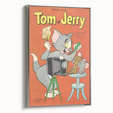 Vintage Comics Wall Art – Tom and Jerry Retro Cartoon Poster