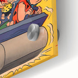 Vintage Comics Wall Art – The Flintstones Retro Cartoon Poster