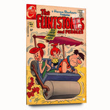 Vintage Comics Wall Art – The Flintstones Retro Cartoon Poster