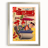 Vintage Comics Wall Art – The Flintstones Retro Cartoon Poster