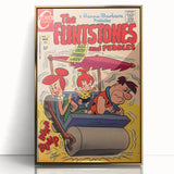 Vintage Comics Wall Art – The Flintstones Retro Cartoon Poster