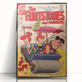 Vintage Comics Wall Art – The Flintstones Retro Cartoon Poster