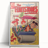 Vintage Comics Wall Art – The Flintstones Retro Cartoon Poster