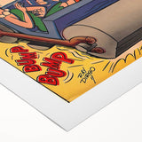 Vintage Comics Wall Art – The Flintstones Retro Cartoon Poster