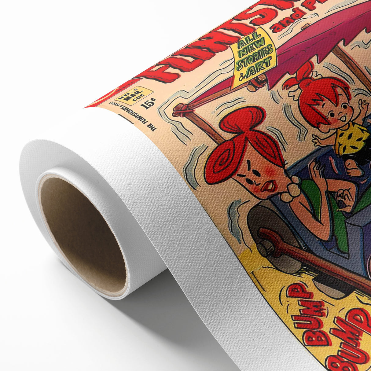 Vintage Comics Wall Art – The Flintstones Retro Cartoon Poster