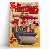 Vintage Comics Wall Art – The Flintstones Retro Cartoon Poster